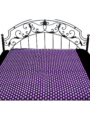 Purple Single-Bed Bedspread from Coimbatore