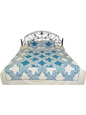 Bedsheet from Pilkhuwa with Floral Print