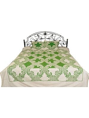 Bedsheet from Pilkhuwa with Floral Print