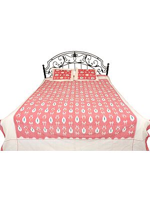 Ikat Bedspread from Pochampally