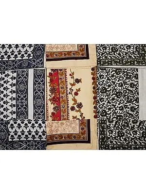Lot of Three Printed Bedspreads from Pilkhuwa with Akbari Print