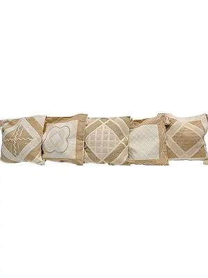 Lot of Five Cushion Covers