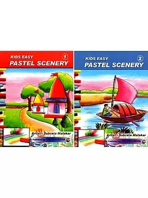 Kids Easy Pastel Scenery (Set of 2 Volumes)