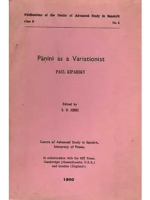 Panini as a Variationist (An Old and Rare Book)