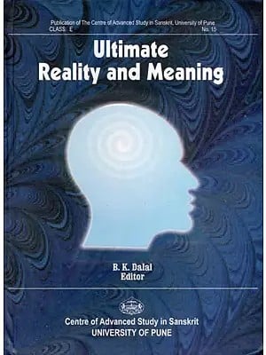 Ultimate Reality and Meaning (An Old and Rare Book)