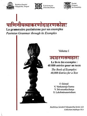 पाणिनीयव्याकरणोदाहरणकोश: (उदाहरणसमाहारः)- Paninian Grammar Through its Examples- Vol- I (The Book of Examples: 40,000 Entries for a Text)