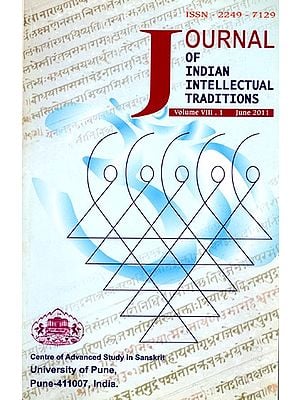 Journal of Indian Intellectual Traditions Including Articles on Jaina Concepts of Knowledge and Hallucination