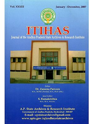 Itihas (Including Articles on Music Under Kakatiyas & Temple City in History and Archaeology)