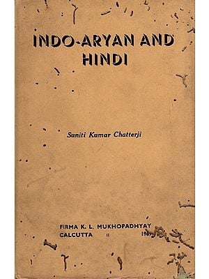 Indo- Aryan and Hindi- Eight Lectures Originally Delivered in 1940 before the Gujarat Vernacular Society, Ahmedabad (An Old and Rare Book)