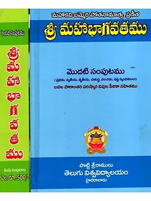 శ్రీ మహాభాగవతము: Sri Mahabhagavathamu in Telugu (Set of 2 Volumes)