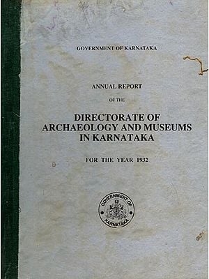 Directorate of Archaeology and Museums in Karnataka (An Old and Rare Book)