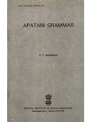 Apatani Grammar (An Old and Rare Book)