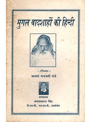 मुगल बादशाहों की हिन्दी- Hindi of Mughal Emperors (An Old and Rare Book)