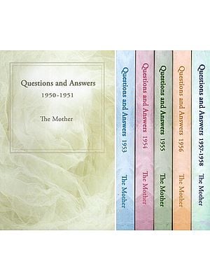 Questions and Answers by the Mother 1950-1951 and 1953-1958 (Set of 6 Books)