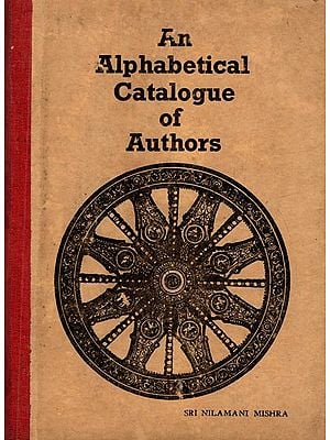 An Alphabetical Catalogue of Authors (An Old and Rare Book in Oriya)
