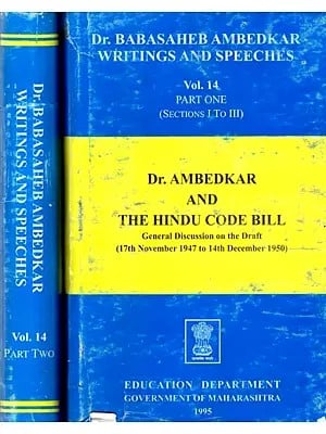 Dr. Babasaheb Ambedkar Writings and Speeches (Vol.14) Set of 2 Volumes (Section to III)