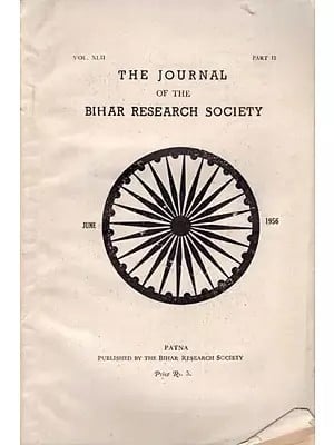 The Journal of the Bihar Research Society Vol. XLII, Part-II (An Old and Rare Book)