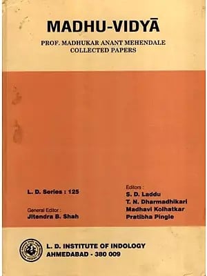 Madhu-Vidya- Prof. Madhukar Anant Mehendale Collected Papers
