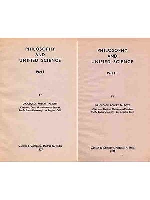 Philosophy and Unified Science (Set of 2 Books, An Old and Rare Book)