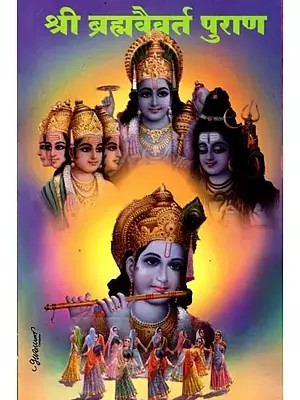 श्री ब्रह्मवैवर्त पुराण: Shri Brahmavaivarta Purana (Complete Summary Excluding Repetitions and Palhal in Marathi)
