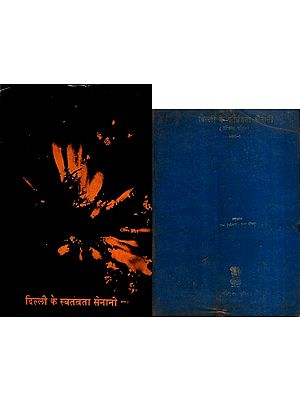 दिल्ली के स्वतंत्रता - सैनानी: Freedom Fighters of Delhi- Brief introduction (Set of 2 Volumes) (An Old and Rare Book)