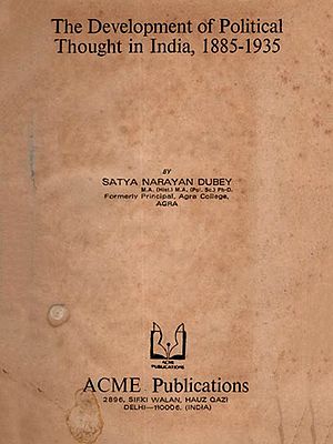 The Development of Political Thought in India, 1885-1935 (An Old and Rare Book)