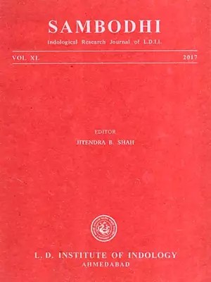 Sambodhi with Conceptual Basis of Yoga Therapy in 'Yogopanisats' and Taittiriyopanisat and Influence of Kashmir on the Ritual Literature of Orissa, Vol. XL, 2017