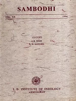 Sambodhi with Natyasastra, Sanskrit Drama and Its Theatre and Self-Luminosity of Consciousness in Advaita Vedanta as Explained in the Nyayamakaranda, Vol. XX, 1996 (An Old and Rare Book)