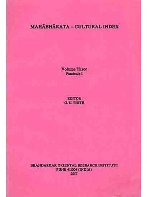 Mahabharata- Cultural Index (Volume-3, Fascicule 1)