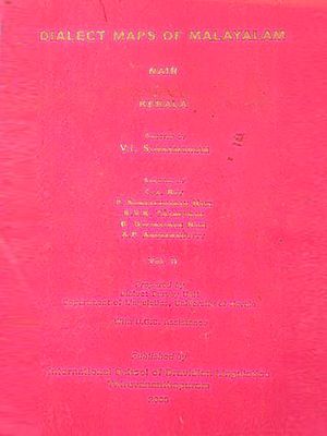 Dialect Maps of Malayalam Nair Kerala