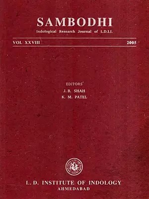 Sambodhi with Law of Inheritance in the Kautilya's Arthasastra and Kayastha-its Evolution, A Critical Review, Vol. XXVIII, 2005