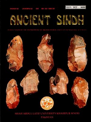 Ancient Sindh- Annual Journal of Research Volume-1 (Publication of the Department of Archaeology, Faculty of Natural Sciences) An Old and Rare Book- Only 1 Quantity Available