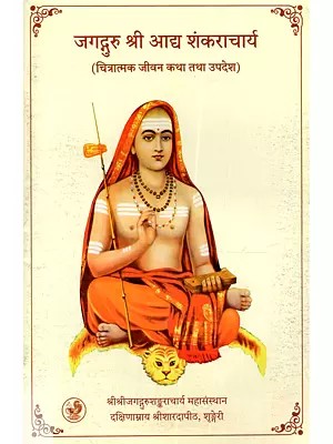 जगद्गुरु श्री आद्य शंकराचार्य (चित्रात्मक जीवन कथा तथा उपदेश): Jagadguru Sri Adi Shankaracharya - A Pictorial Biography