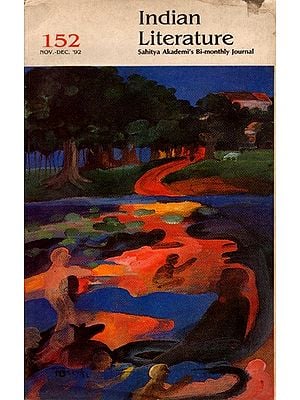 Indian Literature- Sahitya Akademi's Bi-Monthly Journal No.152 Nov-Dec,1992 (Vol.XXXV, No. 6) (An Old and Rare Book)