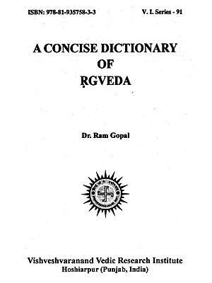 A Concise Dictionary of Rgveda