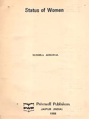 Status of Women (An Old and Rare Book: Only 1 Quantity Available)