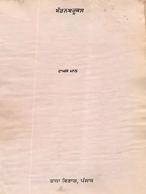 ਬੱਡਨਬਰੂਕਸ: Buddenbrooks- Novel (An Old and Rare Book in Punjabi)