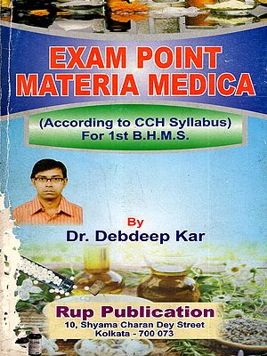 Exam Point Materia Medica (According to CCH Syllabus) For 1st B.H.M.S.