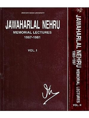 Jawaharlal Nehru: Memorial Lectures 1967-1997 (Collection of Lectures by World Renowned Personalities) (Set of 2 Volumes, An Old and Rare Book)