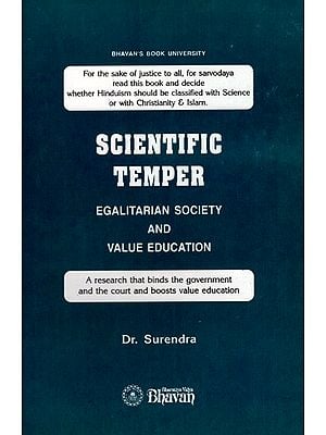 Scientific Temper- Egalitarian Society and Value Education