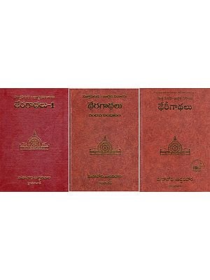 సుత్తపిటక- ఖుద్దకనికాయ థేరగాథలు: Sutta Pitaka-Khuddaka Nikaya-Theragathalu (Set of 3 Volumes in Telugu)