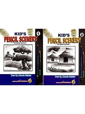 Kid's Pencil Scenery for Junior Learner (Set of 2 Volumes)