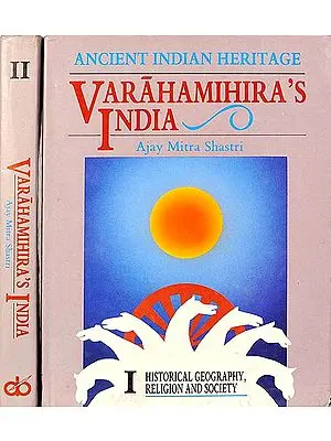 Varaha Mihira's India (A Rare Book) (Set of 2 Volumes)