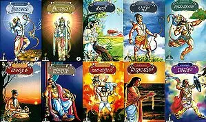 ರಾಮಾಯಣ ಕೆ ಮಹಾಪಾತ್ರ: Epic Characters of Ramayana (Set of  10 Books)