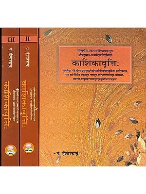 काशिकावृत्ति (संस्कृत एवम् हिन्दी अनुवाद) -  Kashika Vritti (Set of 3 Volumes)