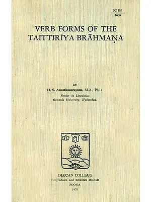 Verb Forms of The Taittiriya Brahmana