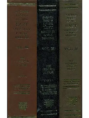 The Vedanta Sutras with The Commentaries of Sankaracarya and Ramanuja (Set of 3 Volumes)