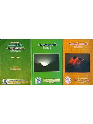 அமரகோசம் (अमरकोश): Amarakosa in Tamil (Set of 3 Volumes)