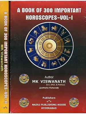 A Book of 300 Important Horoscopes (Set of 2 Volumes)