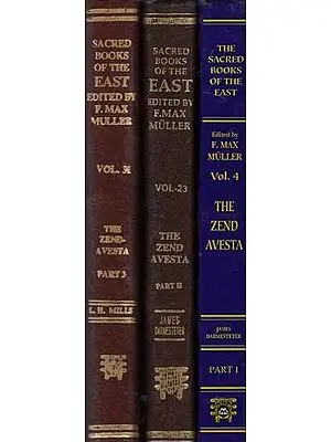 The Zend- Avesta  (Set of 3 Volumes)